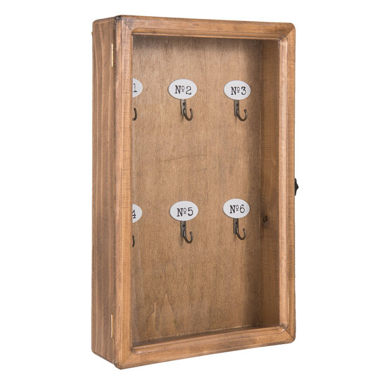 Sleutelkastje 24*7*38 cm Bruin | 6H1570 | Clayre & Eef 1