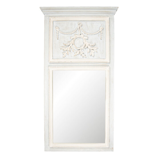 Clayre & Eef | Wandspiegel Grijs 65x5x120 cm | 52S145