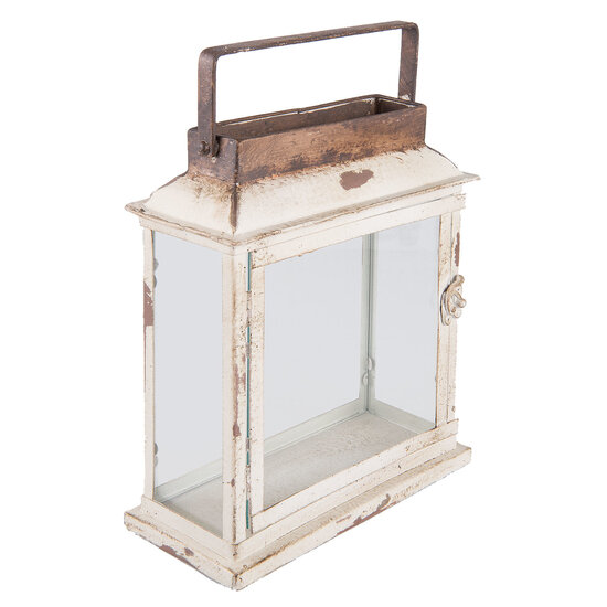 Clayre & Eef | Lantaarn Beige 25x12x30 cm | 6Y2589S