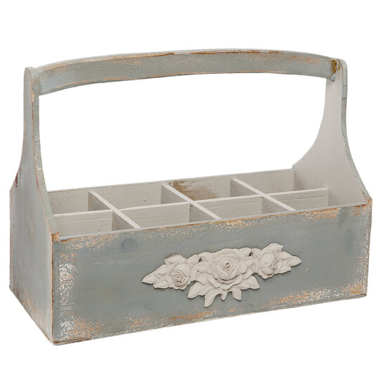 Clayre & Eef | Wijnrek Grijs 45x21x34 cm | 6H1409