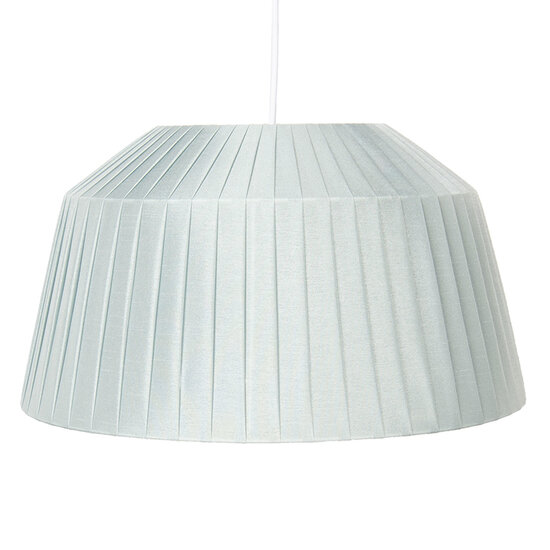 Clayre & Eef | Hanglamp Grijs, Blauw ø 40x21 cm E27/max 1x60W | 6LAK0461LGR