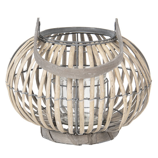 Lantaarn ø 28*20 cm Grijs | 6RO0465M | Clayre & Eef