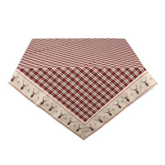 Tafelkleed 150*150 cm Meerkleurig | COL15 | Clayre &amp; Eef