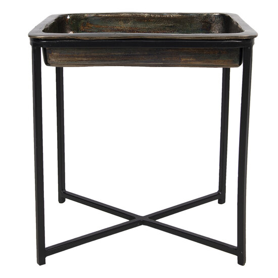Bijzettafel 38*29*42 cm Zwart | 50420S | Clayre & Eef