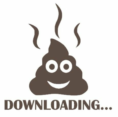 Toiletsticker downloading drol | Rosami Decoratiestickers 1