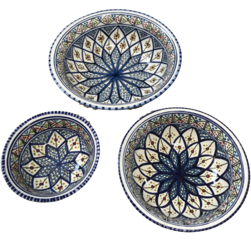 Shebka salade set 3 delig | SB.SK.3D | Dishes & Deco 1