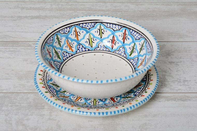 Turquoise blue fine fruittest 20 cm | FT.BC.20 | Dishes & Deco 1