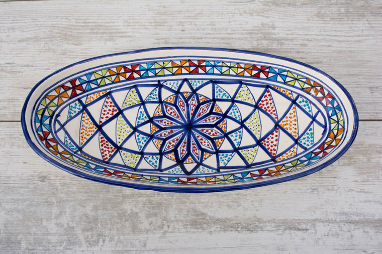 Naoura schaal ovaal 40 cm | OS.AR.40 | Dishes & Deco 1