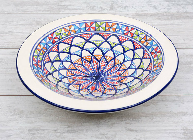 Naoura salade serveer schaal Ø 35 cm | SOR.AR.35 | Dishes & Deco 1