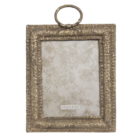 Clayre & Eef | Fotolijst Grijs 23x5x28 cm / 20x25 cm | 2F0747