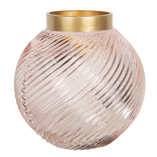 Vaas ø 15*15 cm Roze | 6GL2932P | Clayre & Eef