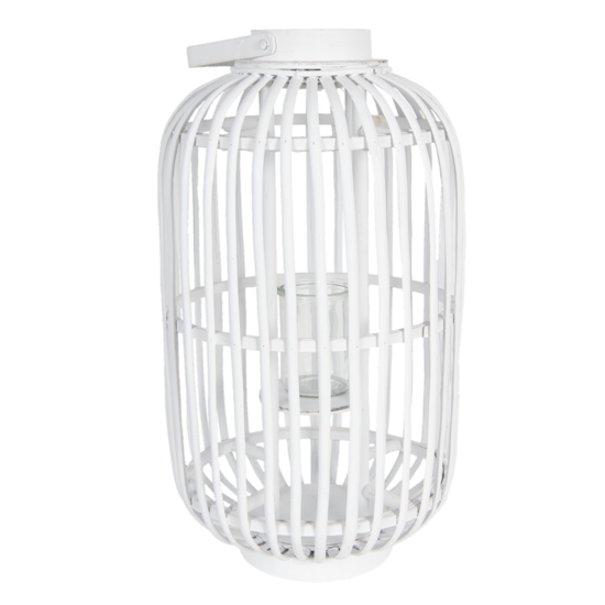 Clayre & Eef | Windlicht Wit ø 28x50 cm | 6RO0486