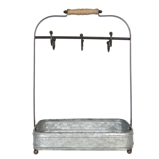 Clayre & Eef | Mokkenrek Grijs 32x20x44 cm | 6Y4186