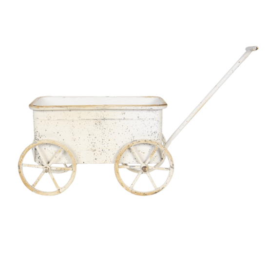 Clayre & Eef | Bloempot Binnen Wit 29x16x16 cm | 6Y4191