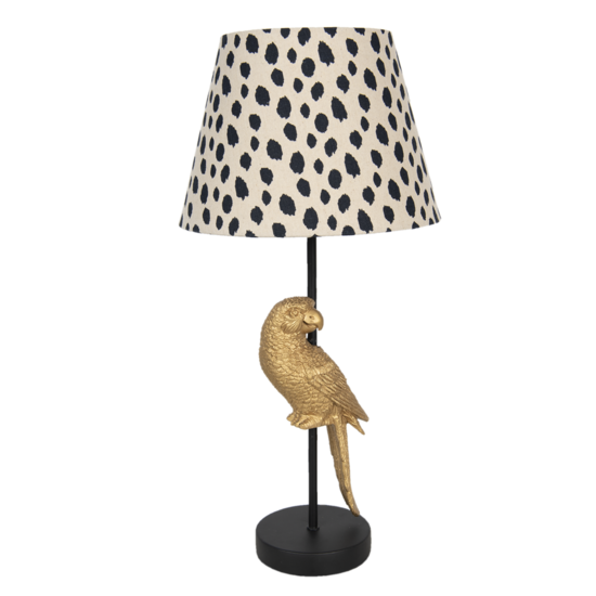 Clayre & Eef | Tafellamp Lamp Meerkleurig ø 25x51 cm E27/max 1x60W | 6LMC0032