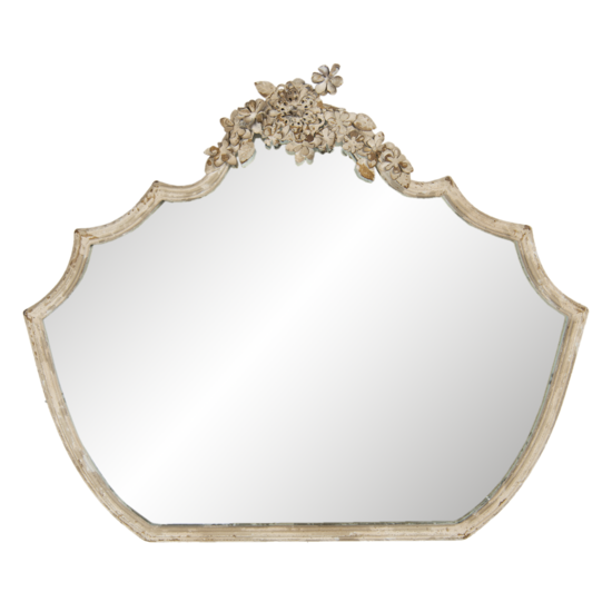 Clayre & Eef | Wandspiegel Beige 70x4x58 cm | 52S235