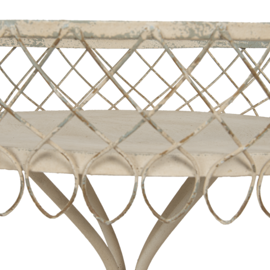 Clayre & Eef | Bijzettafel Beige ø 55x65 cm | 5Y0813