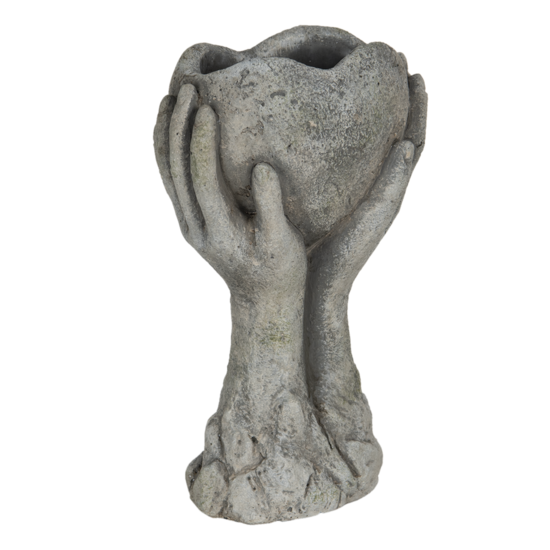 Clayre & Eef | Bloempot Binnen Grijs 19x13x34 cm | 6TE0318L