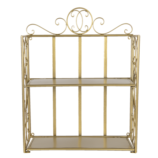 Clayre & Eef | Wandrek Goudkleurig 41x18x53 cm | 6Y2799GO