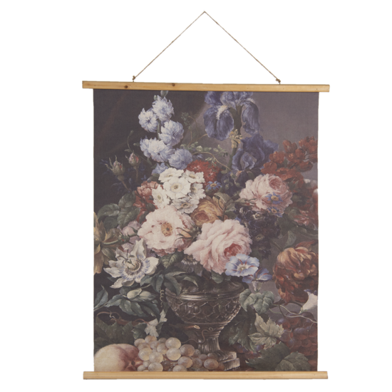 Clayre & Eef | Wandkleed Blauw Roze 80x2x100 cm | 5WK0039