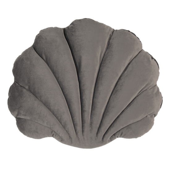 Clayre & Eef | Sierkussen Schelp Grijs 38x48x6 cm | KG033.007G