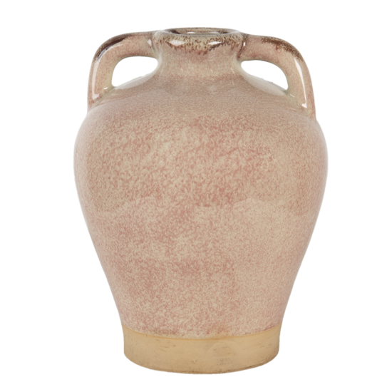 Clayre & Eef | Vaas Roze, Beige ø 19x25 cm | 6CE1266M