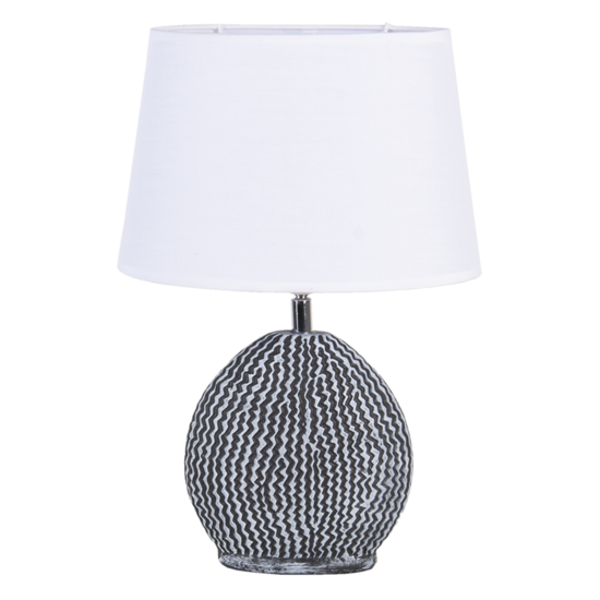 Clayre & Eef | Tafellamp Wit 26x19x38 cm E27/max 1x60W | 6LMC0045