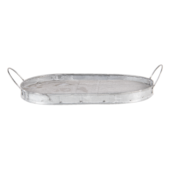 Decoratief dienblad (set van 3) 27*16*5 / 24*13*5 / 20*10*5 cm Bruin | 6H2009 | Clayre & Eef