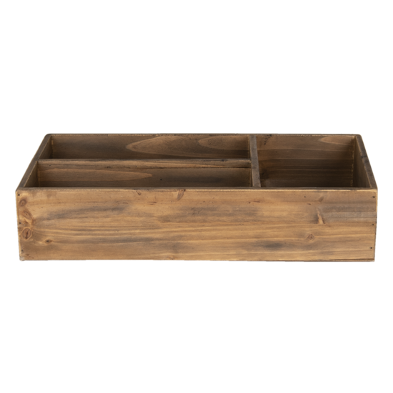 Clayre & Eef | Brievenhouder Bruin 43x22x9 cm | 6H1995