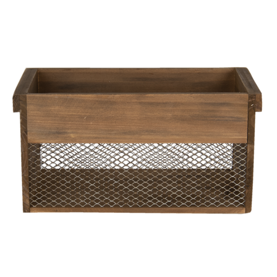 Clayre & Eef | Opbergdoos Set van 2 Bruin 32x19x16 / 23x16x15 cm | 6H1996