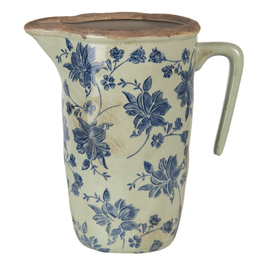 Clayre & Eef | Decoratieve Schenkkan Blauw 22x14x22 cm | 6CE1258L