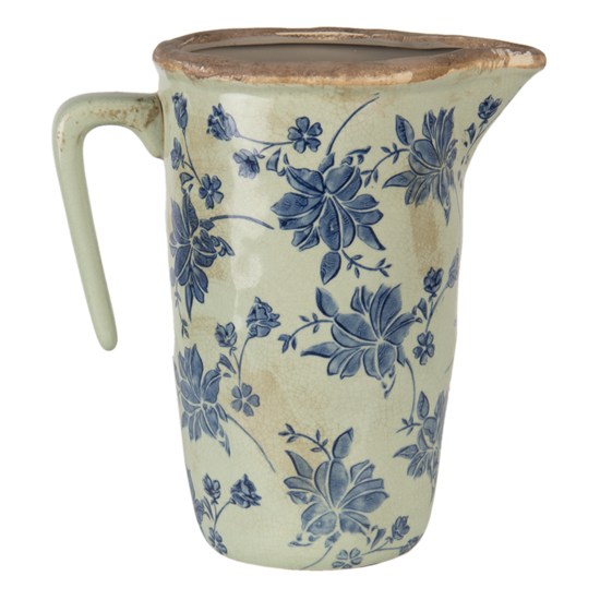 Clayre & Eef | Decoratieve Schenkkan Blauw 22x14x22 cm | 6CE1258L