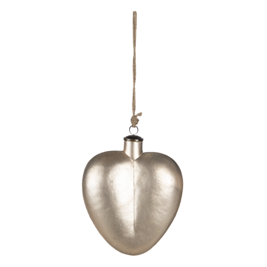 Clayre & Eef | Kerstbal XL Goudkleurig 20x9x25 cm | 6GL3119