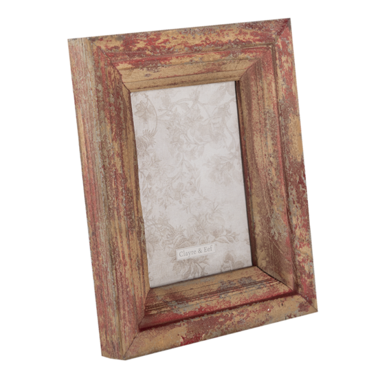 Clayre & Eef | Fotolijst Rood 26x3x21 cm / 15x20 cm | 2F0795