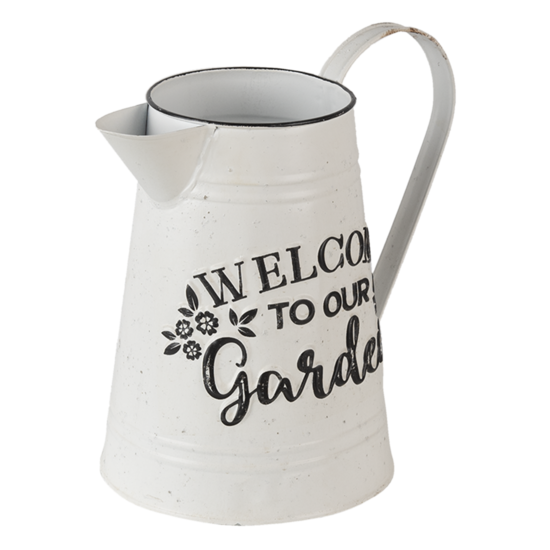 Clayre & Eef | Decoratie Kan Wit 26x17x25 cm | 6Y4248