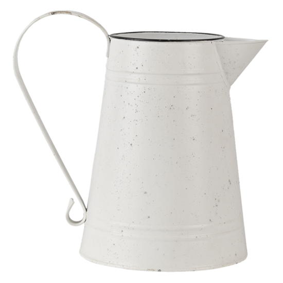 Clayre & Eef | Decoratie Kan Wit 26x17x25 cm | 6Y4248