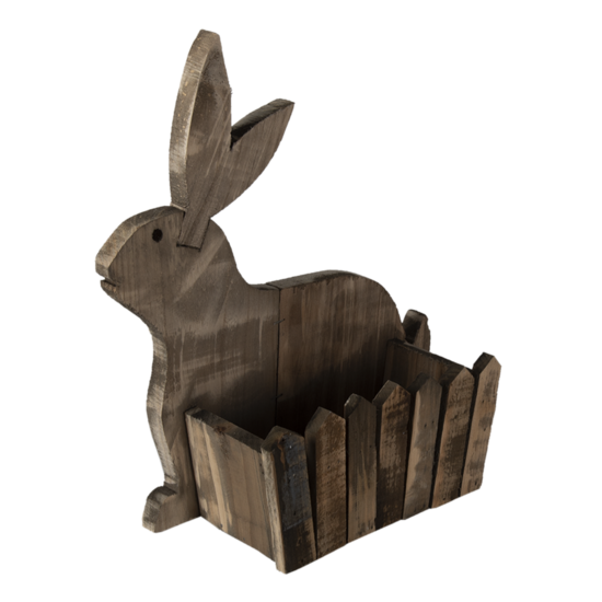 Clayre & Eef | Bloempot Binnen Bruin 31x12x36 cm | 6H2020