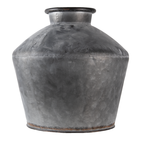 Clayre & Eef | Vaas Grijs ø 39x38 cm | 6Y4291