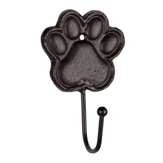 Clayre & Eef | Wandhaak Katten Poot Bruin 8x5x13 cm | 6Y4558