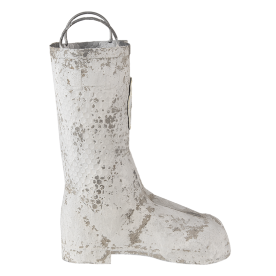 Clayre & Eef | Plantenstandaard Binnen Laarzen Grijs 18x24x31/35 cm | 6Y4253
