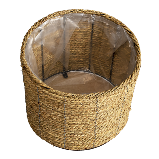 Clayre & Eef | Bloempot Binnen Bruin ø 30x23 cm | 64850