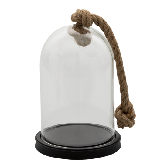 Clayre & Eef | Stolp Zwart ø 17x28 cm | 6GL3367