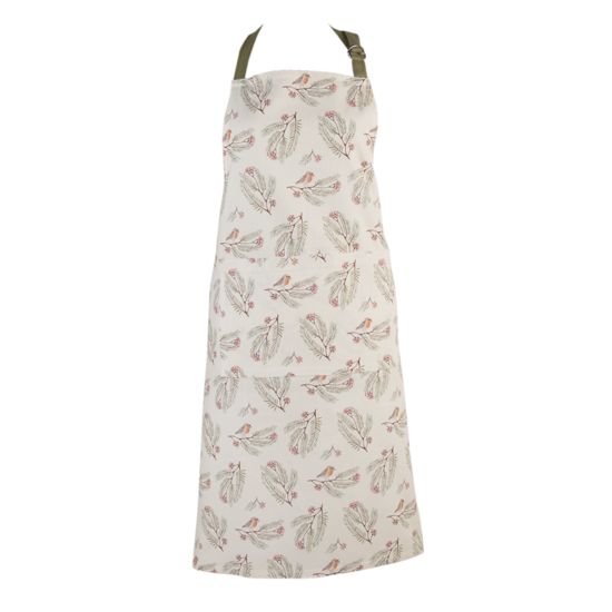 Clayre & Eef | Keukenschort Beige, Groen, Rood 70x85 cm | VGP41