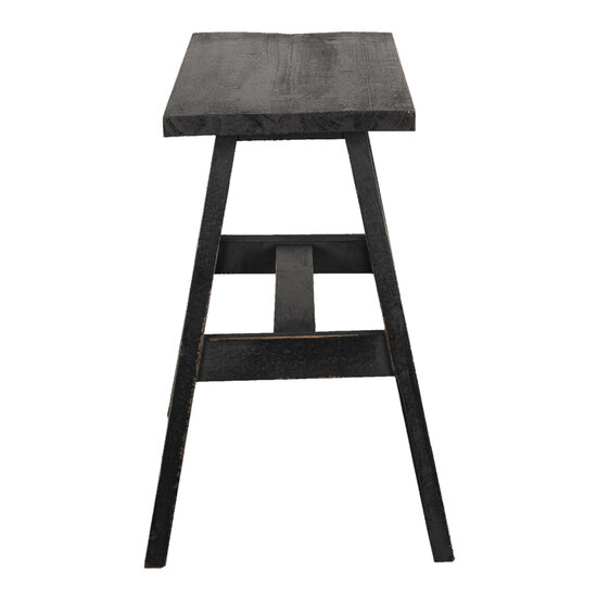 Clayre & Eef | Decoratie kruk Zwart 42x28x43 cm | 6H2056