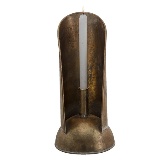 Clayre & Eef | Kandelaar Koperkleurig ø 16x35 cm | 6Y4503