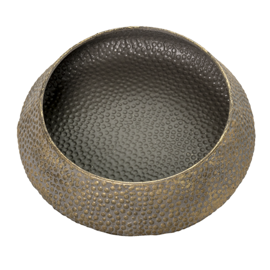 Clayre & Eef | Decoratief Dienblad Set van 3 Grijs ø 42x10 / ø 34x9/ ø 24x9 cm | 6Y4550