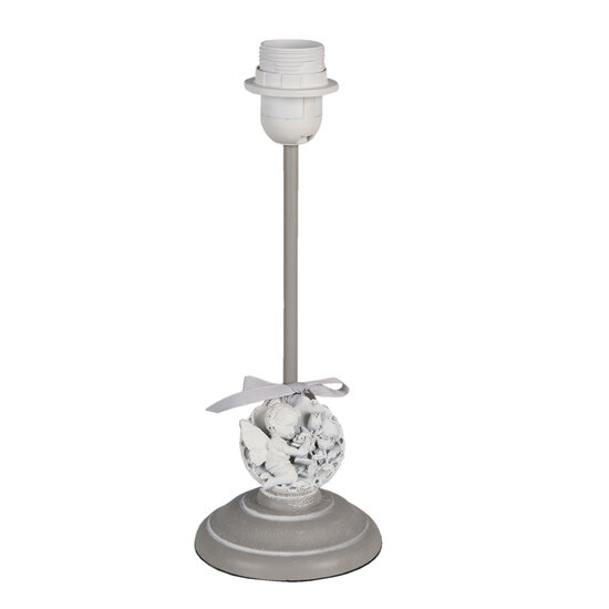 Clayre & Eef | Lampenvoet Tafellamp Grijs ø 12x35 cm E27/max 1x40W | 6LMP744