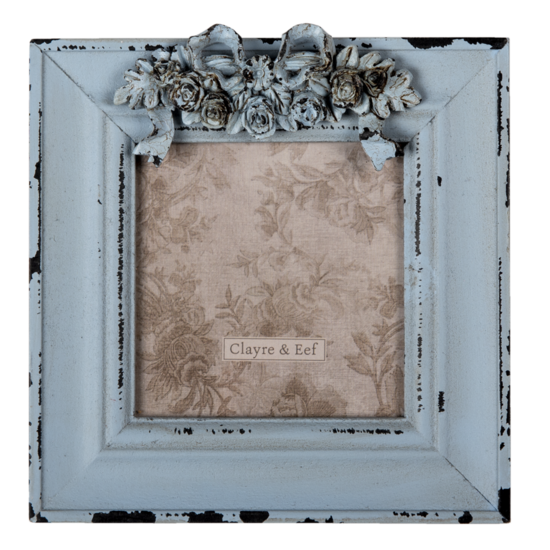 Clayre & Eef | Fotolijst Groen 16x2x17 cm / 10x10 cm | 2F0880
