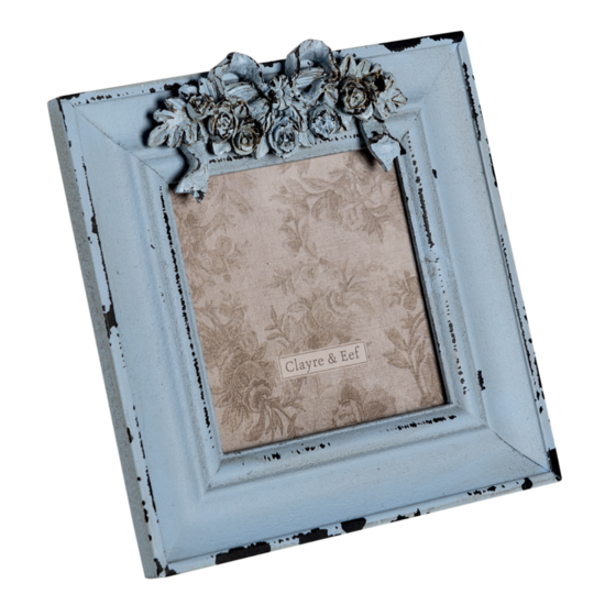Clayre & Eef | Fotolijst Groen 16x2x17 cm / 10x10 cm | 2F0880
