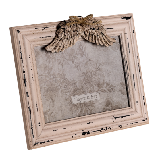 Clayre & Eef | Fotolijst Roze 24x3x19 cm / 18x13 cm | 2F0887